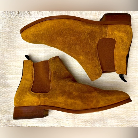 Shoe the Bear Other - Shoe The Bear Dev Chelsea Suede Boot Size 44 US 10 / 10.5 Brown Preppy NWOB